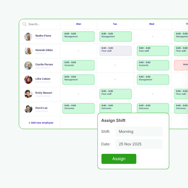 Employee Scheduling Software